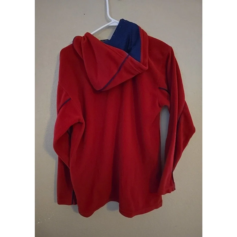 Vintage Nike Basketball Red Fleece Pullover Hoodie Sweatshirt Boys Sz XL (18-20)
